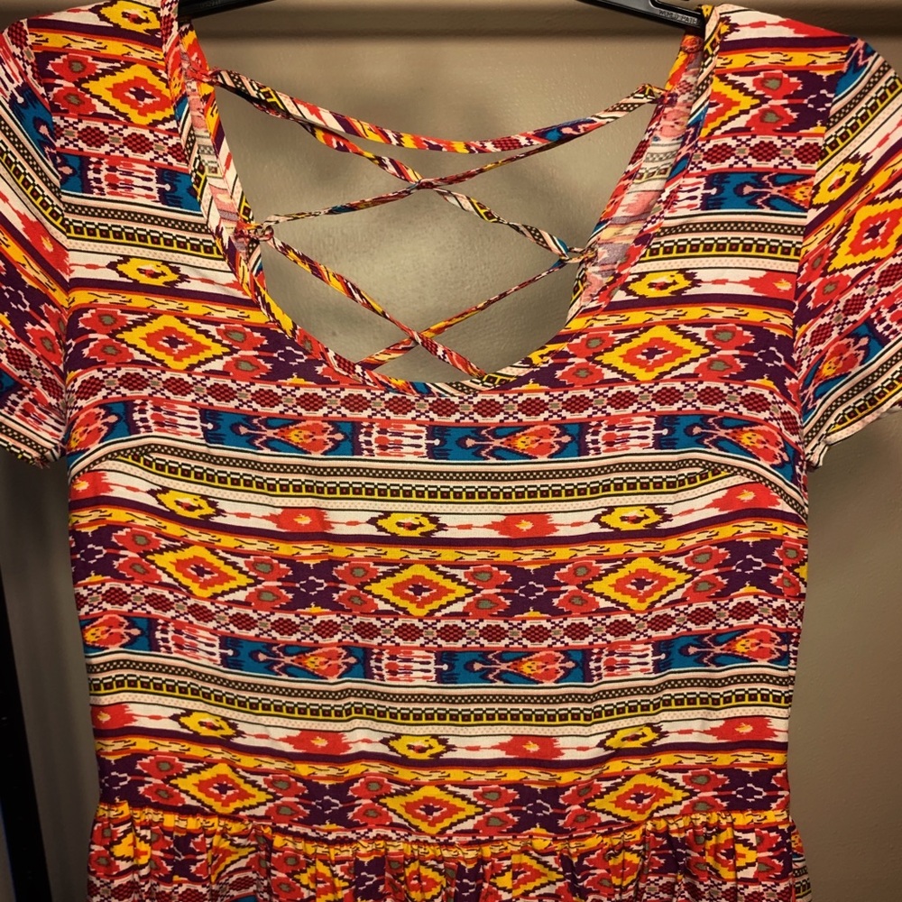 Tribal print dress